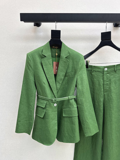 Loro 25fw linen suit