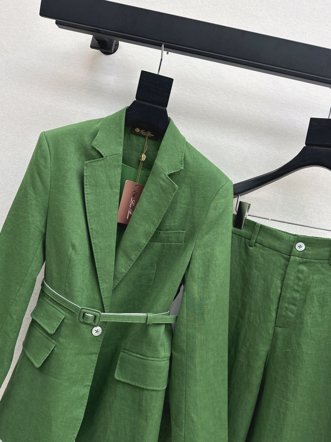 Loro 25fw linen suit