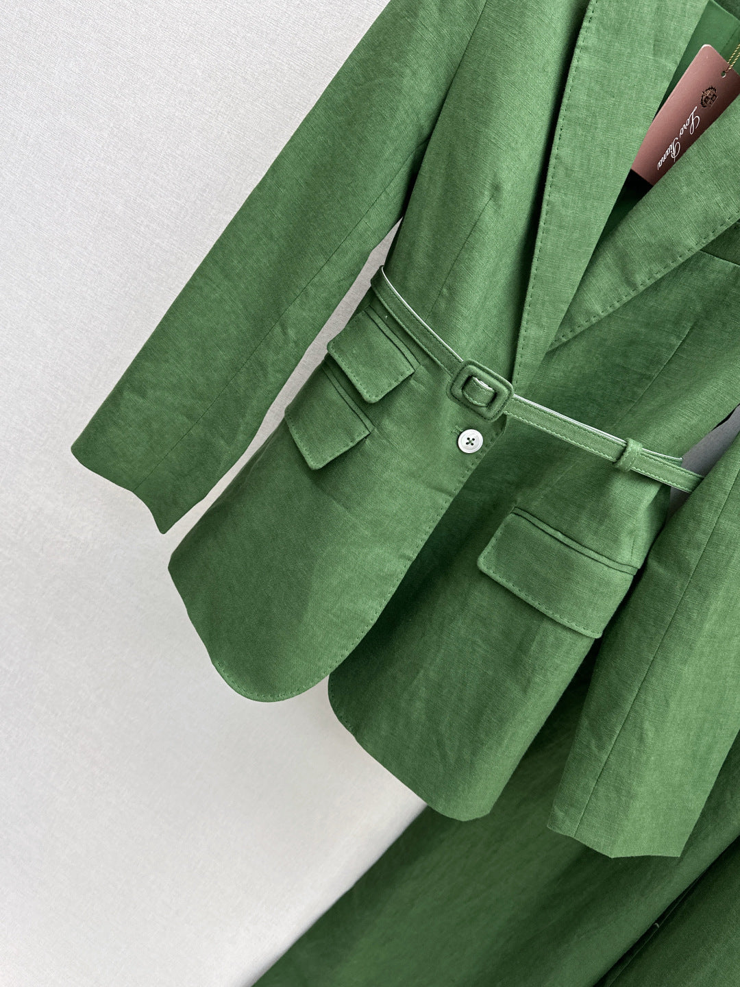 Loro 25fw linen suit