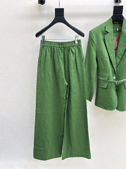 Loro 25fw linen suit