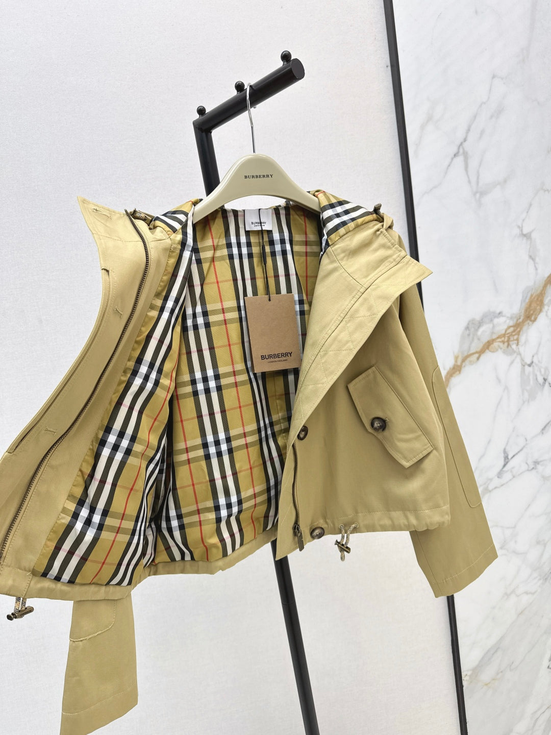 Bur 25fw hooded coat
