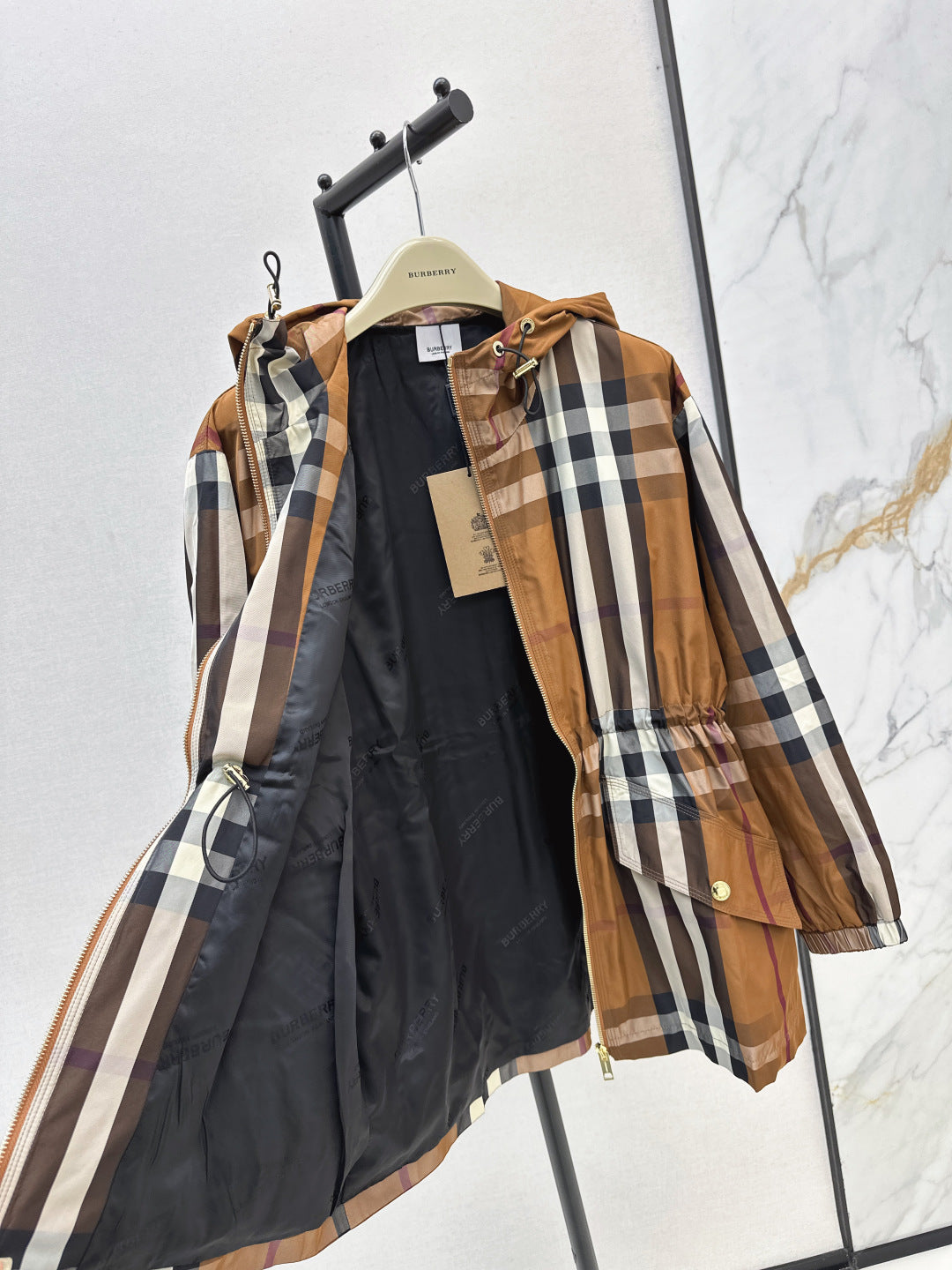 Bur 25fw hooded jacket