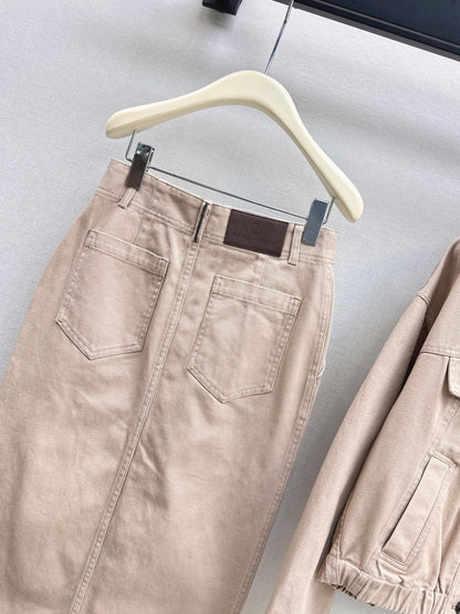 Brune 25fw slit skirt