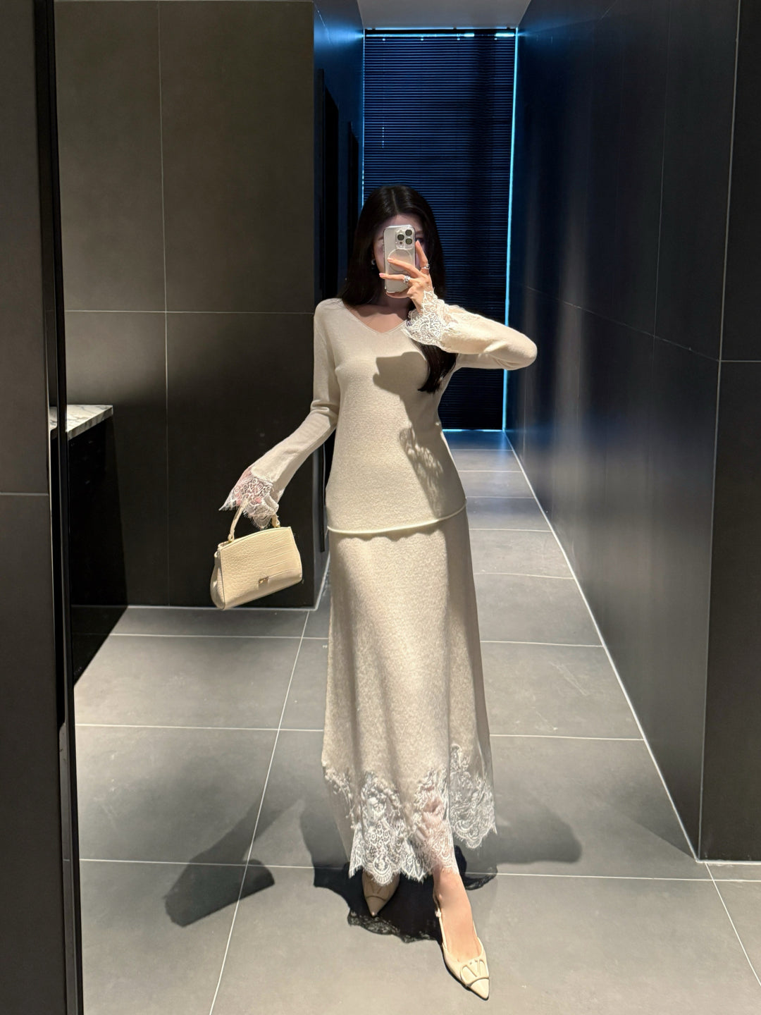 Es 25fw lace suit