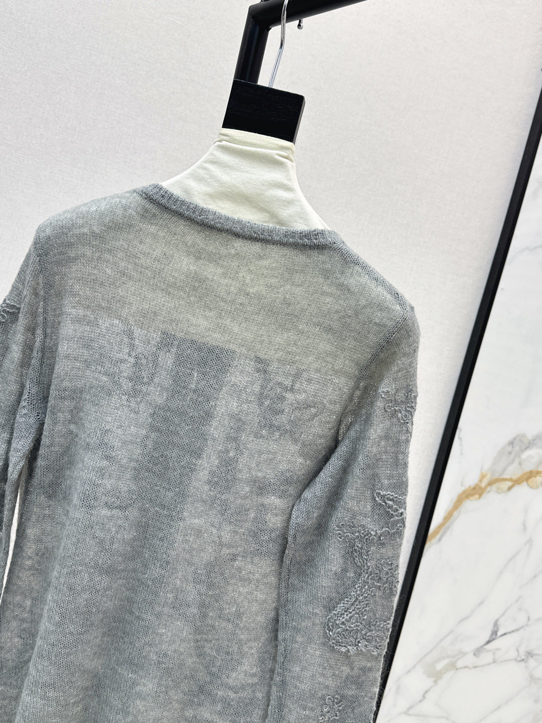 Es 25fw embroidered cardigan