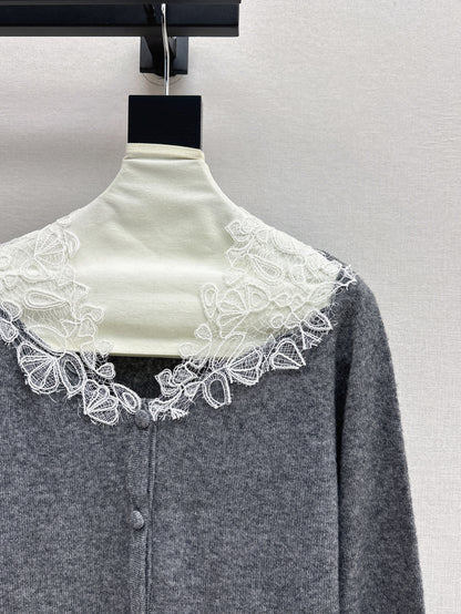 Es 25fw lace cardigan