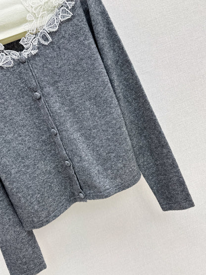 Es 25fw lace cardigan