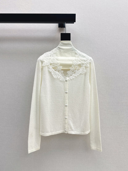 Es 25fw lace cardigan