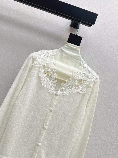 Es 25fw lace cardigan