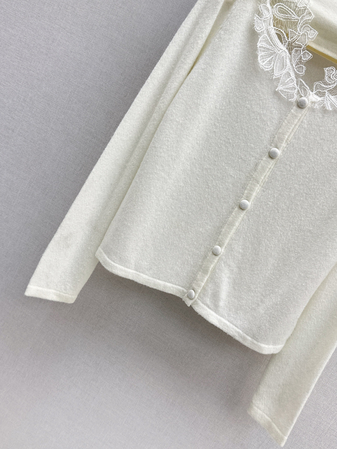 Es 25fw lace cardigan