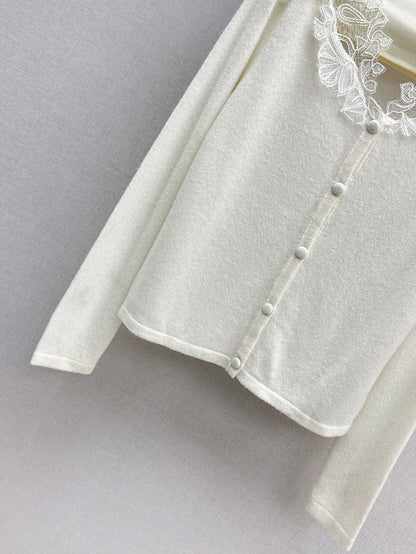 Es 25fw lace cardigan
