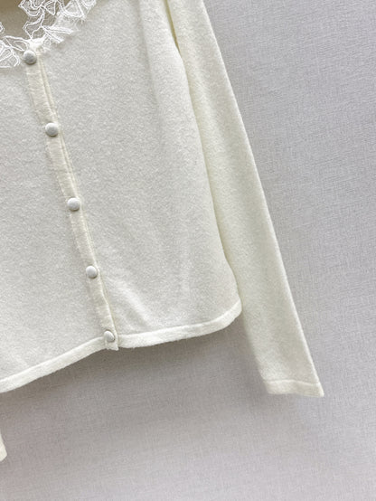 Es 25fw lace cardigan