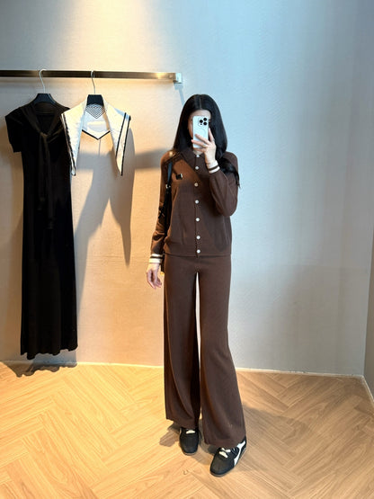 Miu 25fw knitted suit