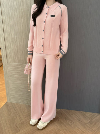 Miu 25fw knitted suit