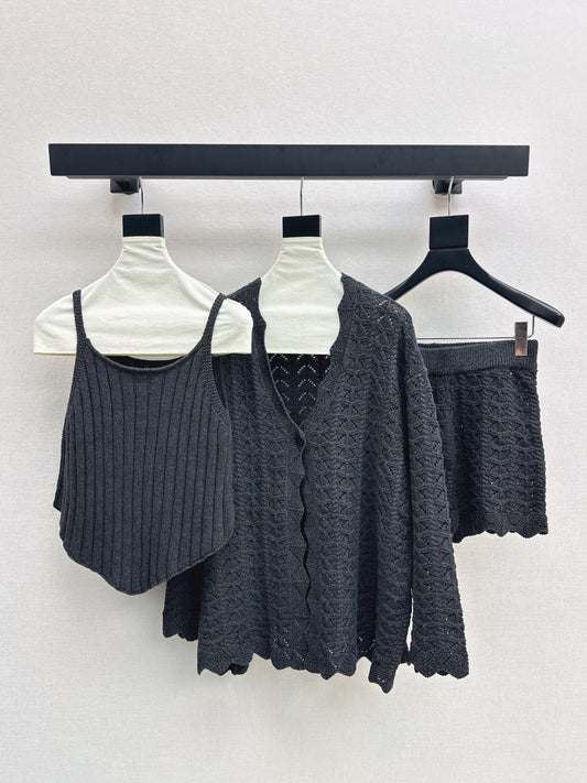 Loro 25fw knitted suit