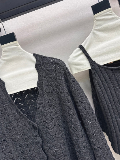 Loro 25fw knitted suit