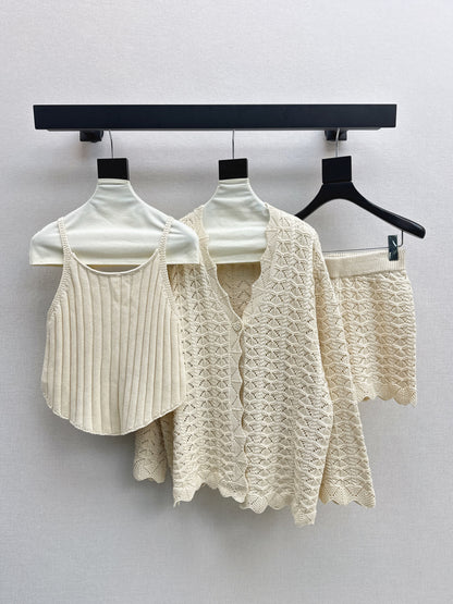 Loro 25fw knitted suit