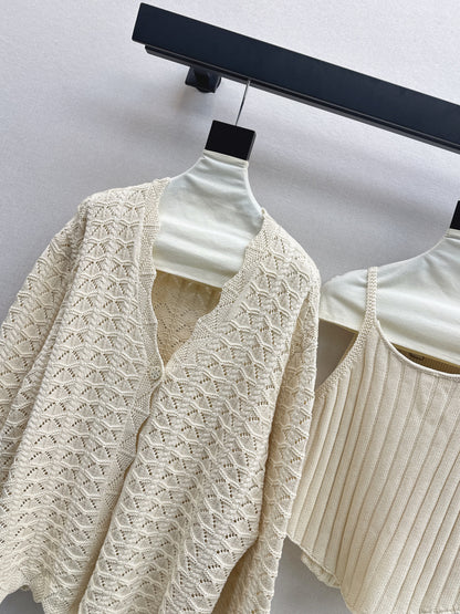 Loro 25fw knitted suit