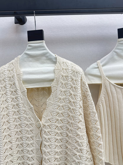 Loro 25fw knitted suit