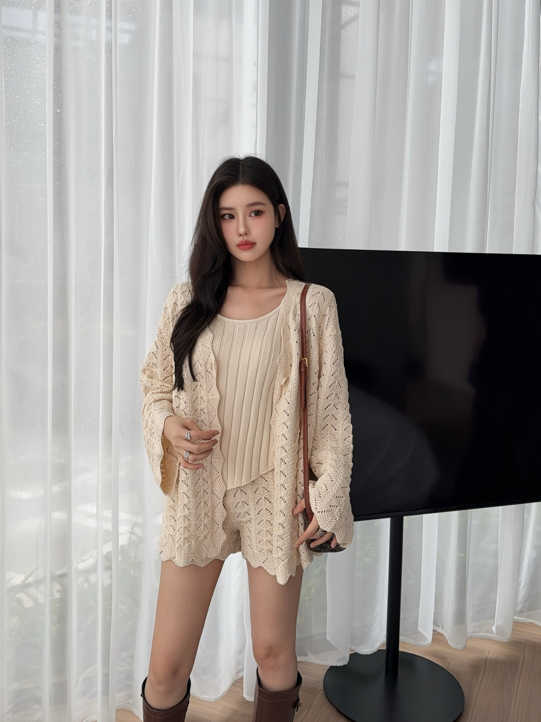 Loro 25fw knitted suit