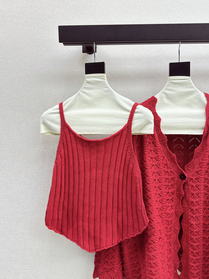 Loro 25fw knitted suit