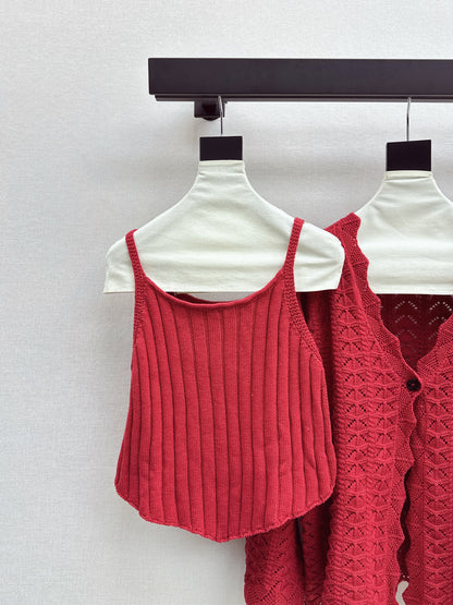 Loro 25fw knitted suit