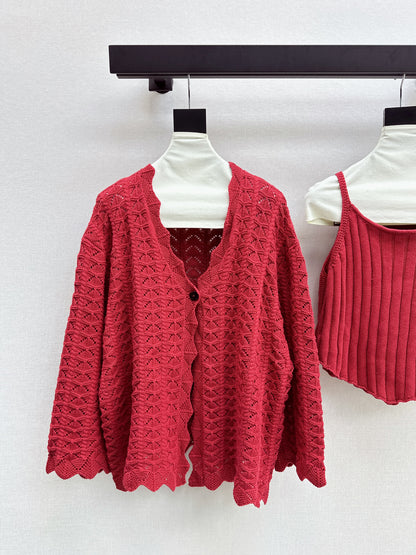 Loro 25fw knitted suit
