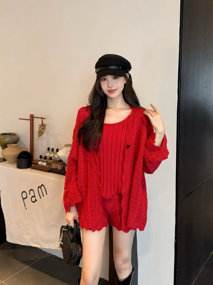 Loro 25fw knitted suit