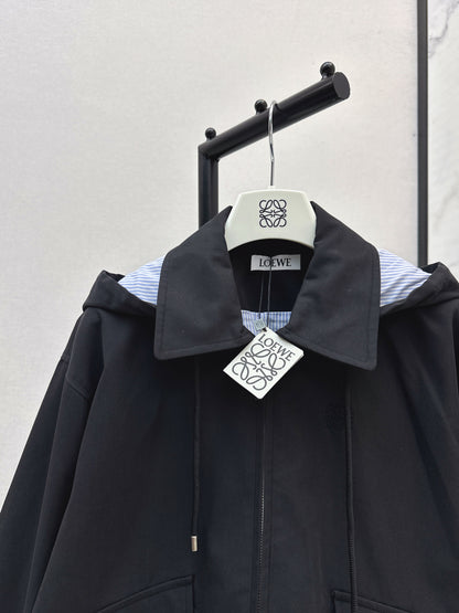 Loe 25fw hooded jacket