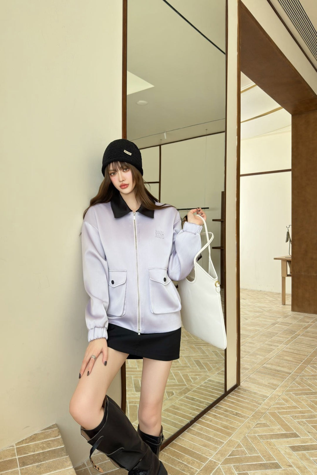 Miu 25fw lapel jacket