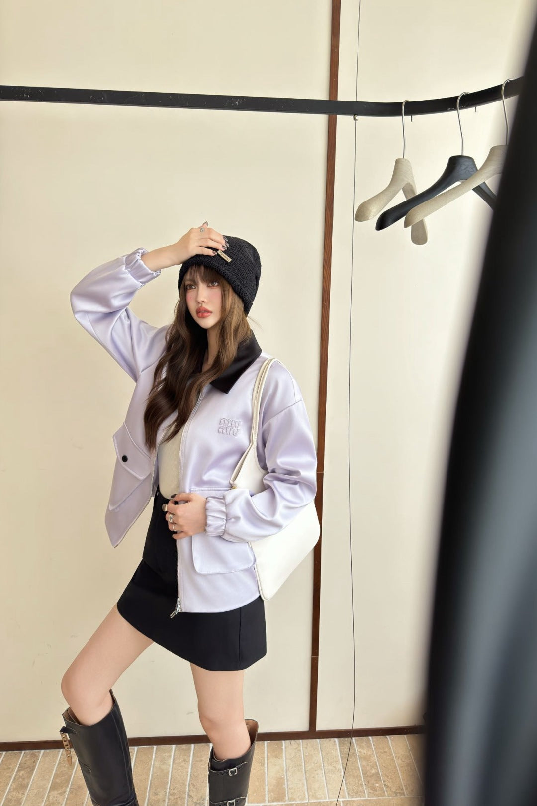 Miu 25fw lapel jacket