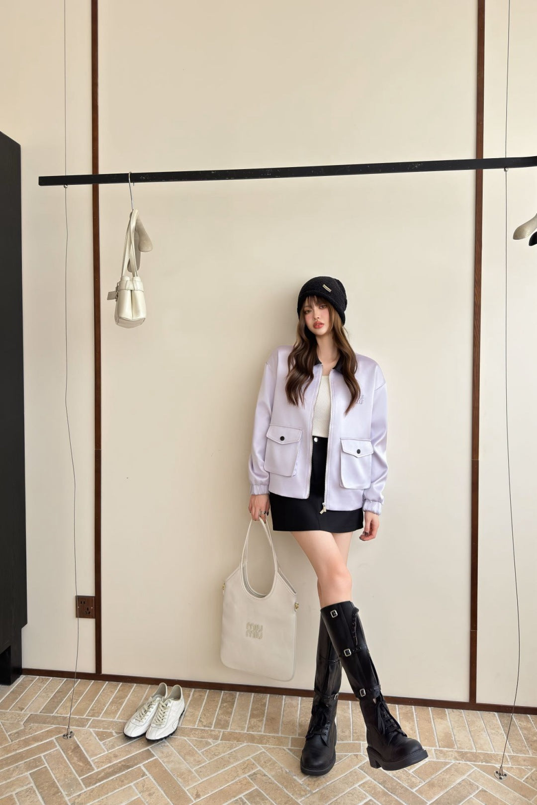 Miu 25fw lapel jacket