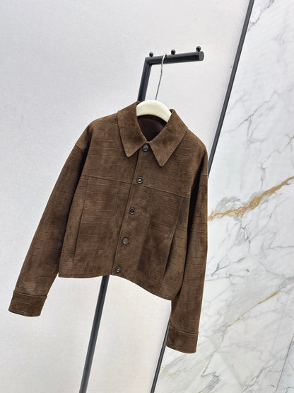 Louis 25fw suede jacket