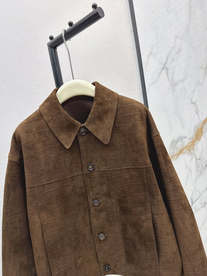 Louis 25fw suede jacket