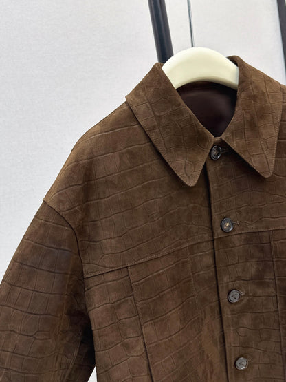 Louis 25fw suede jacket