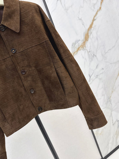 Louis 25fw suede jacket