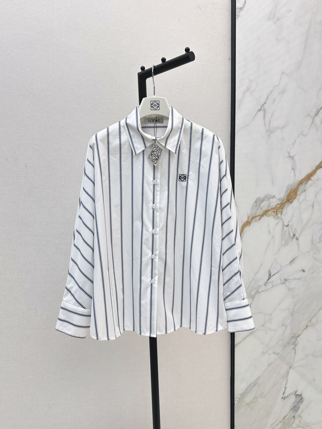 Loe 25fw embroidered shirt