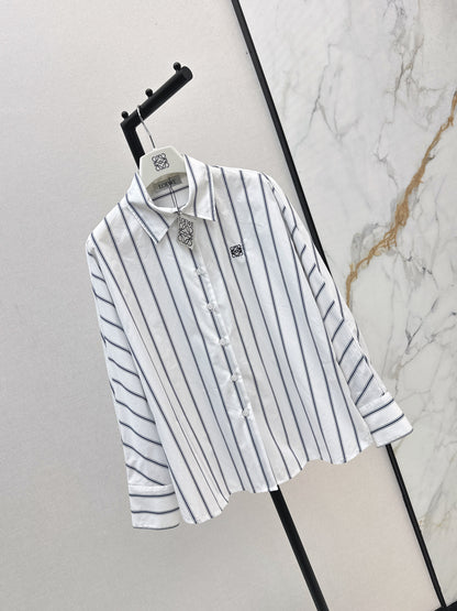 Loe 25fw embroidered shirt