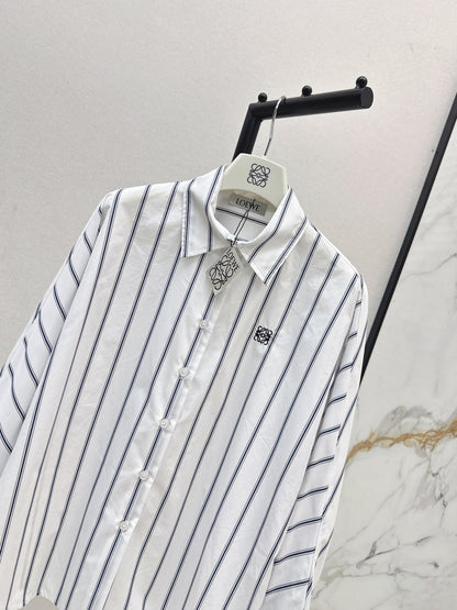 Loe 25fw embroidered shirt