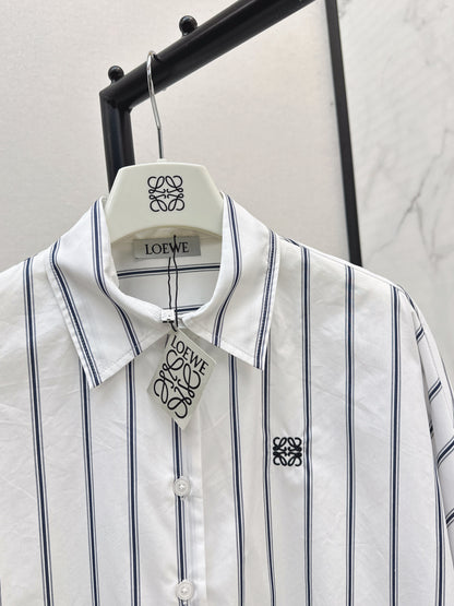 Loe 25fw embroidered shirt