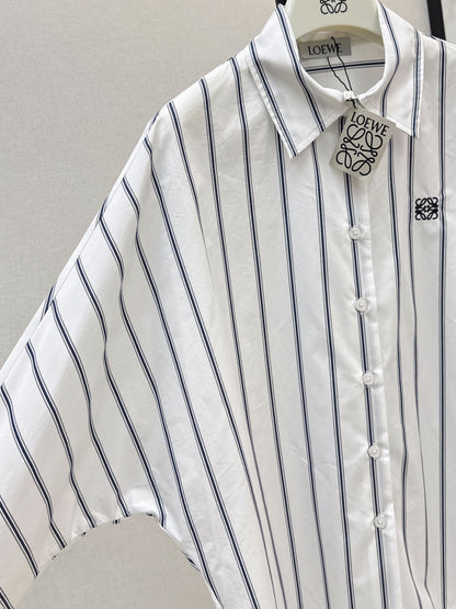 Loe 25fw embroidered shirt