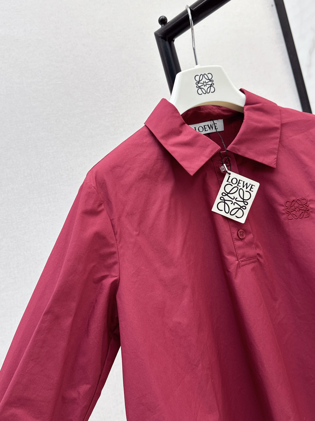 Loe 25fw embroidered shirt