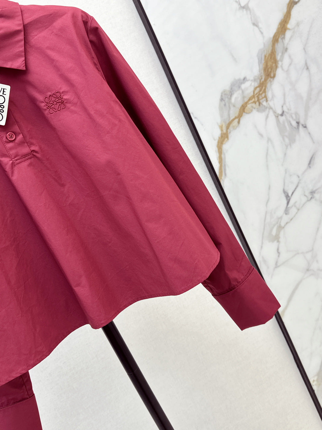 Loe 25fw embroidered shirt