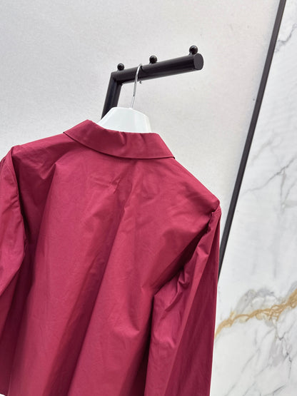 Loe 25fw embroidered shirt