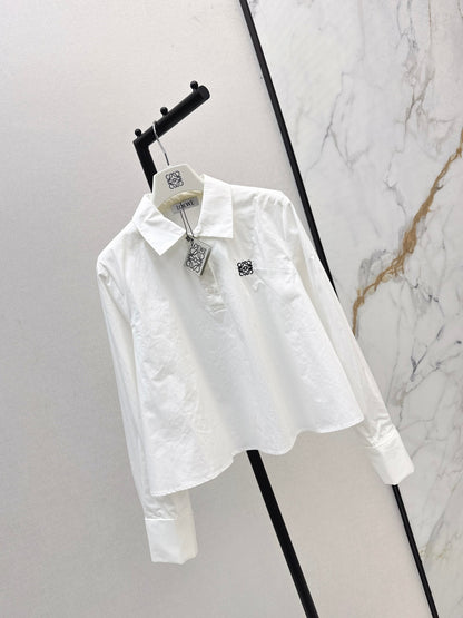 Loe 25fw embroidered shirt