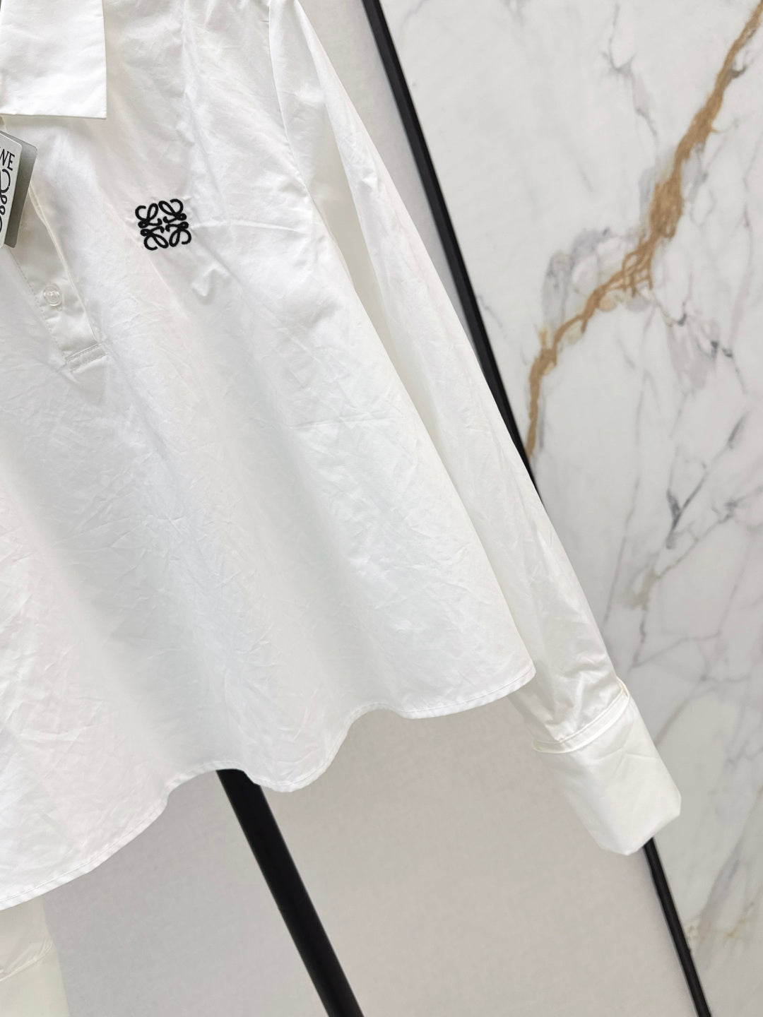 Loe 25fw embroidered shirt