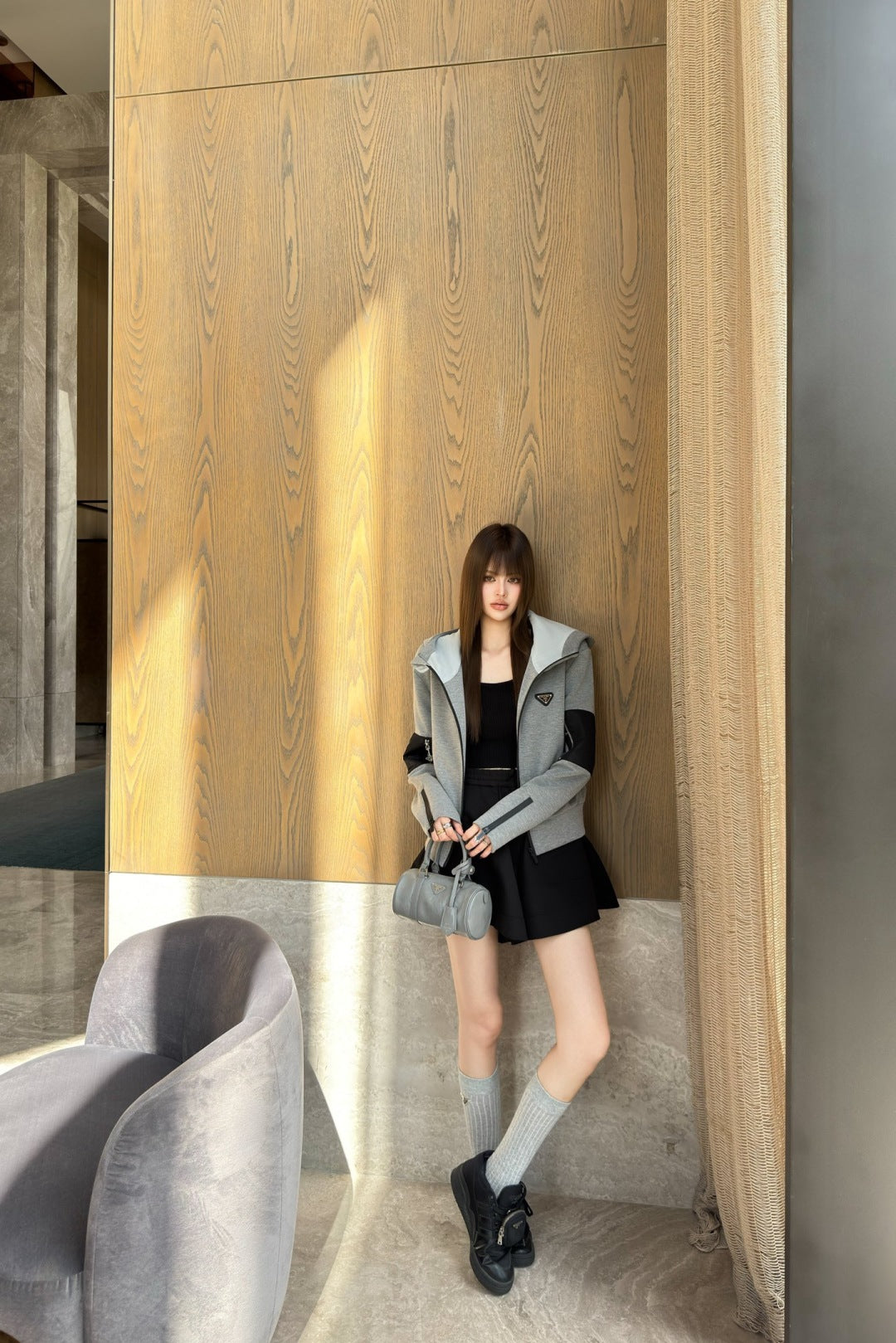 Pra 25fw hooded jacket