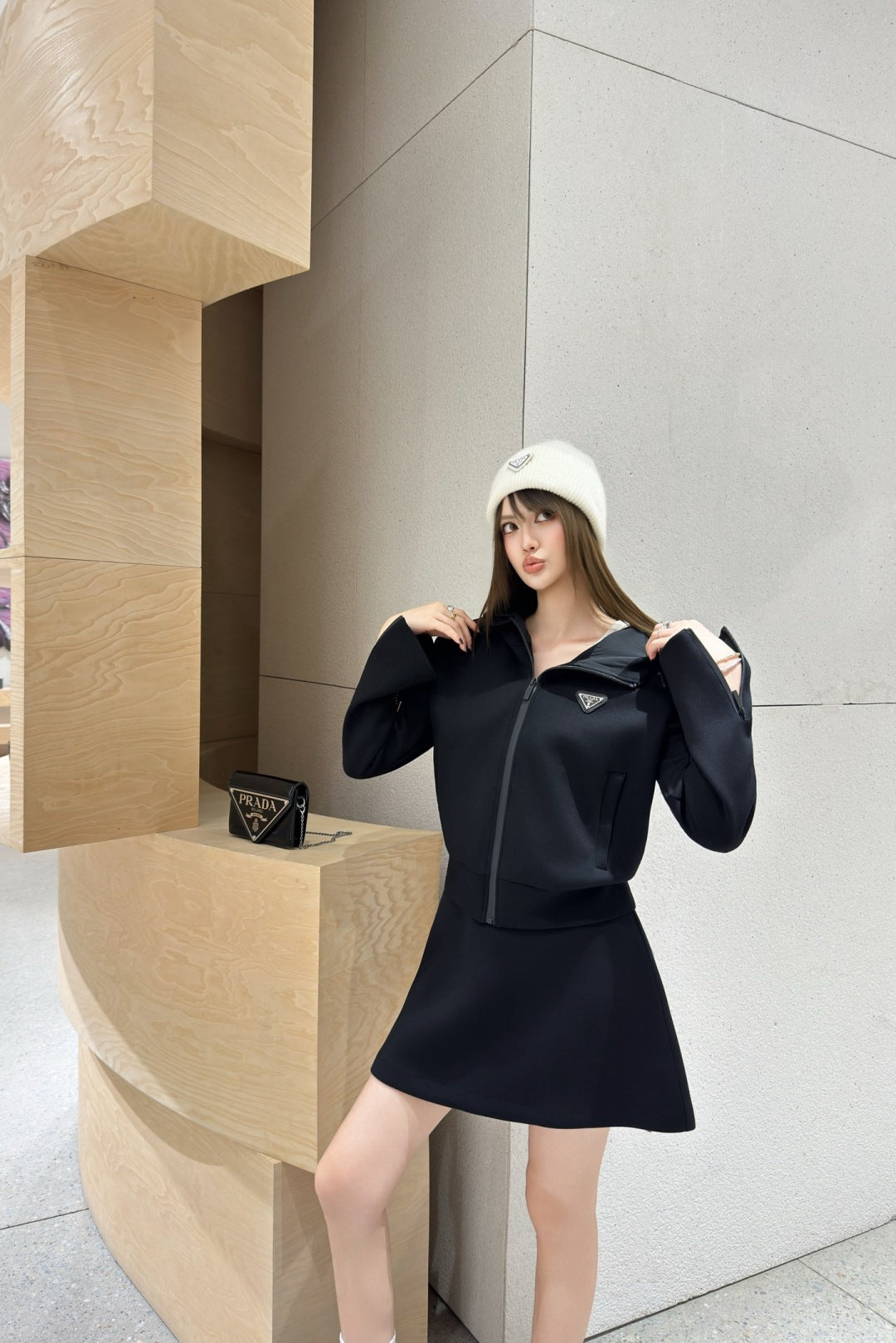 Pra 25fw hooded jacket