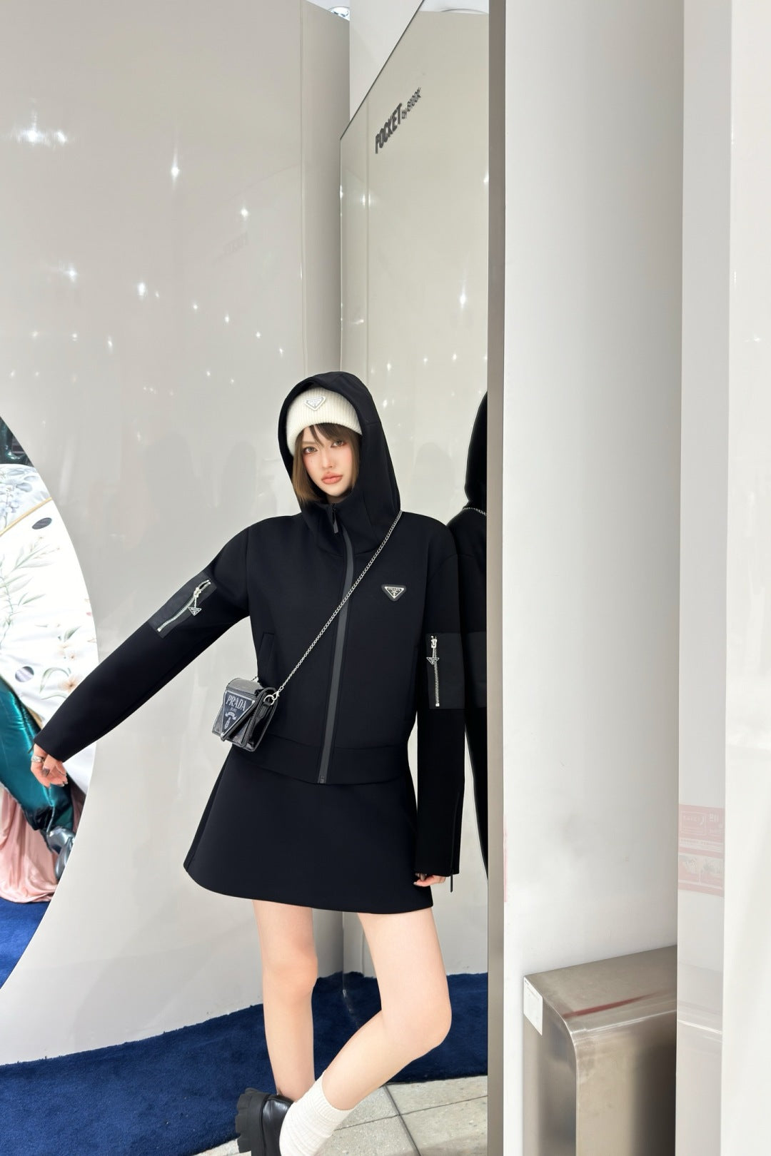 Pra 25fw hooded jacket