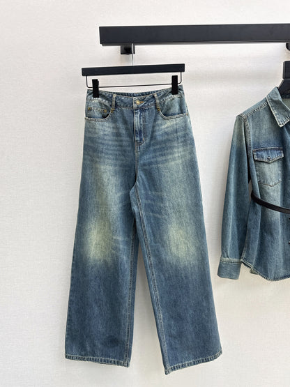 Saint 25fw denim suit